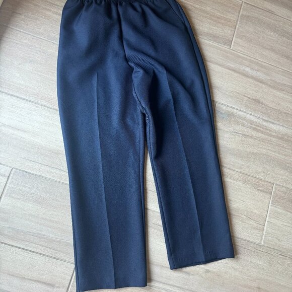 Alfred Dunner Navy Elastic Waist Pants 16 – NWOT - Picture 4 of 6